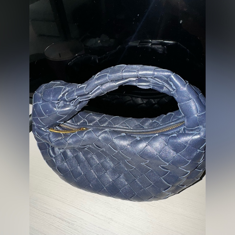 Bottega Veneta Mini Jodie in Navy Blue